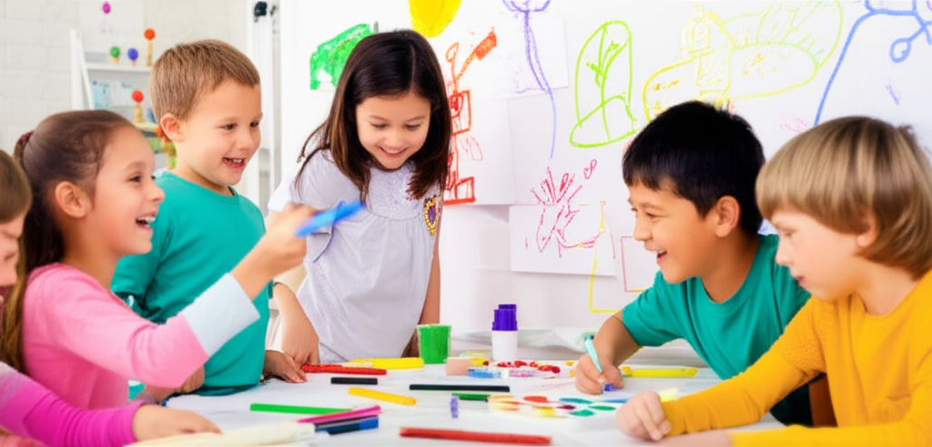 Kinderen hebben plezier